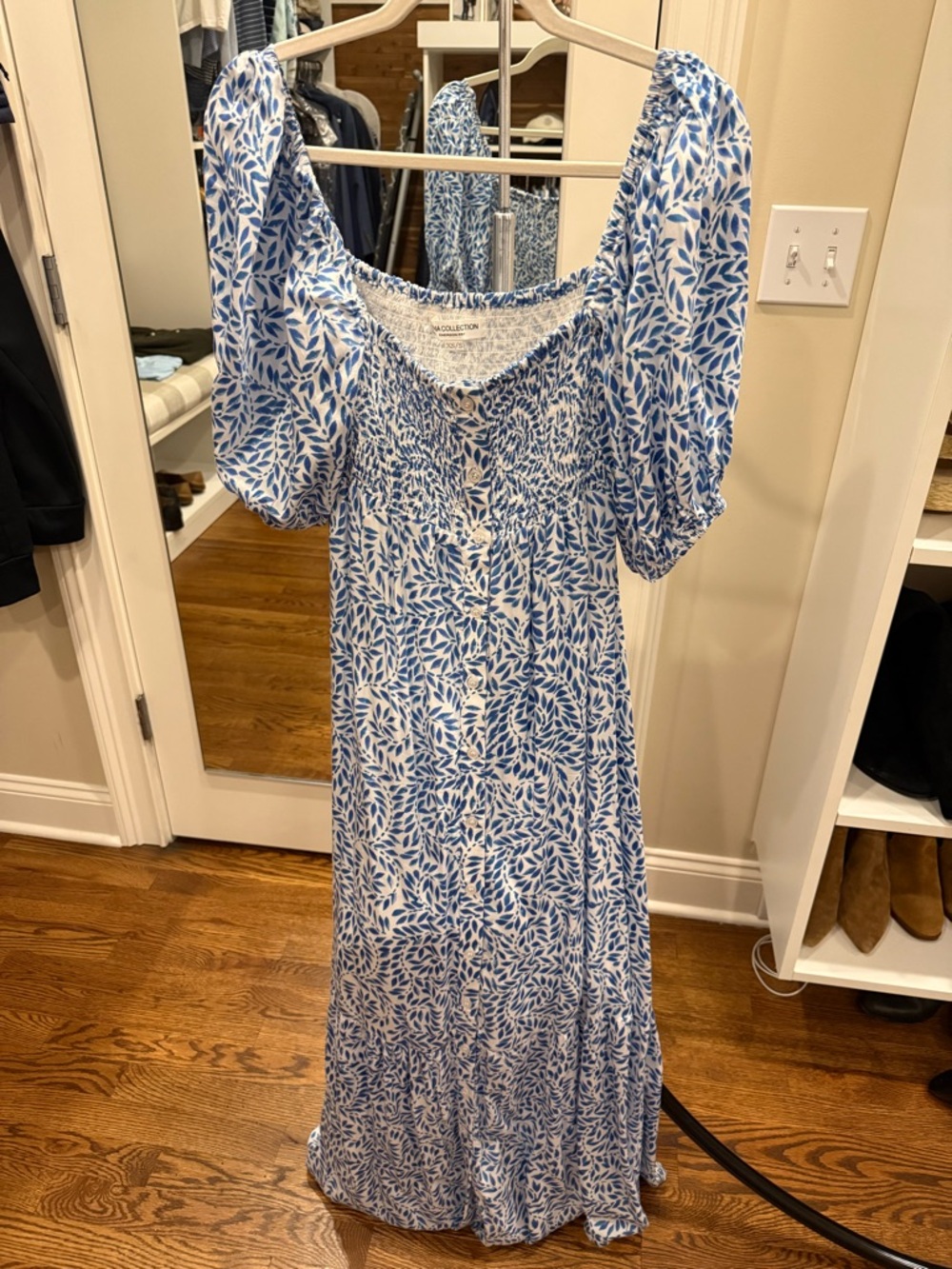 Emerson Fry Blue and White Dress